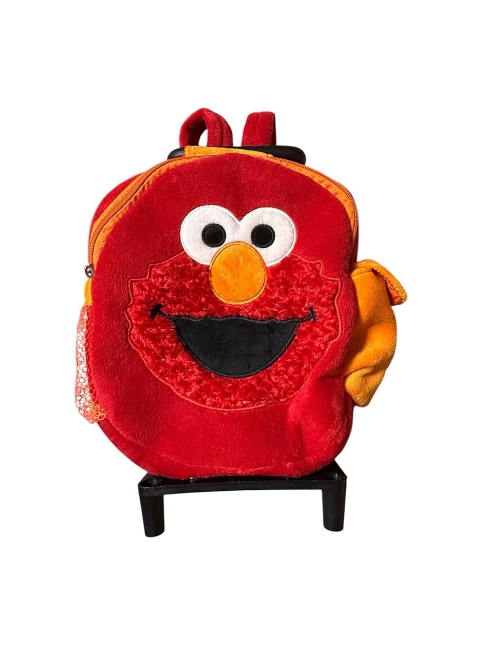 Animal Adventure Elmo Plush Rolling Backpack Luggage Sesame Street Toddler Bag